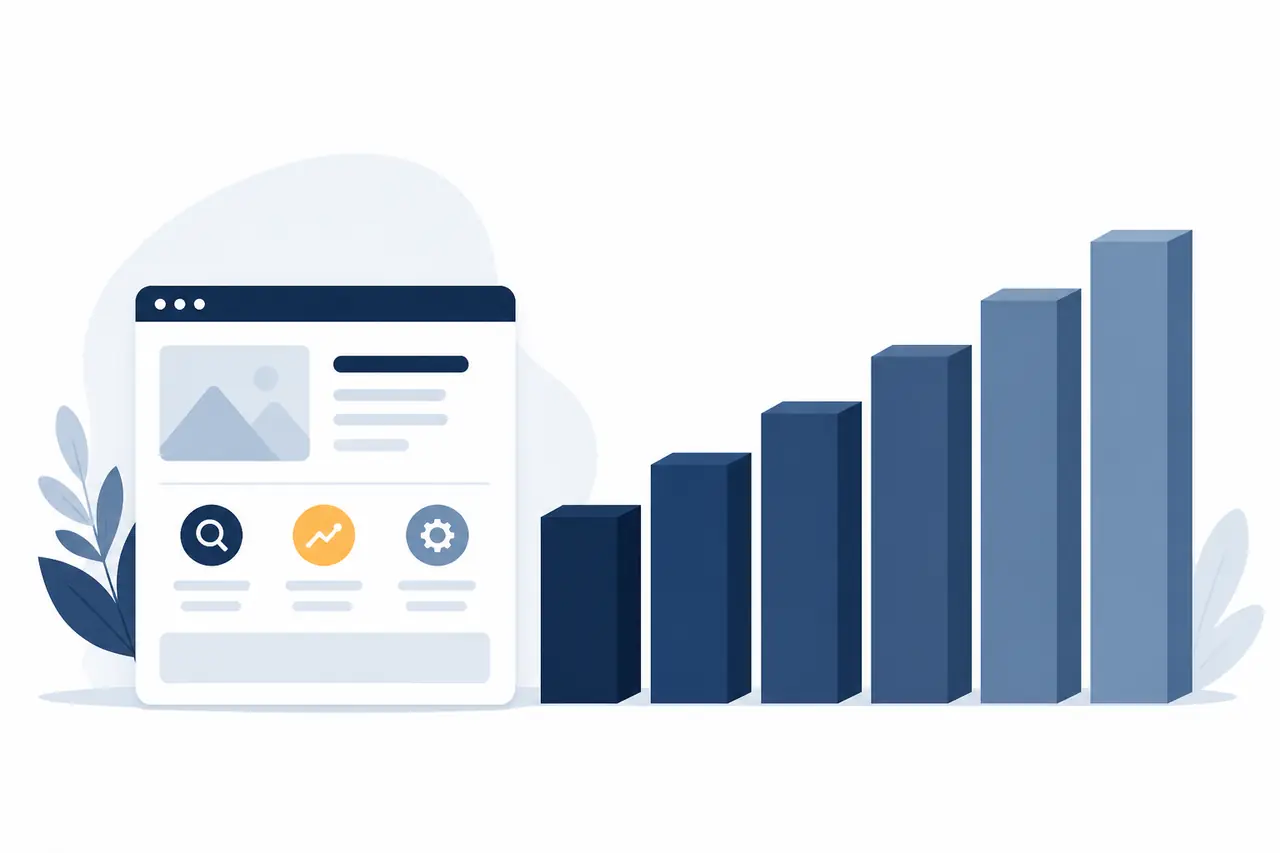 Grille de budget netlinking par profil de site : six paliers de site mature à site dominant
