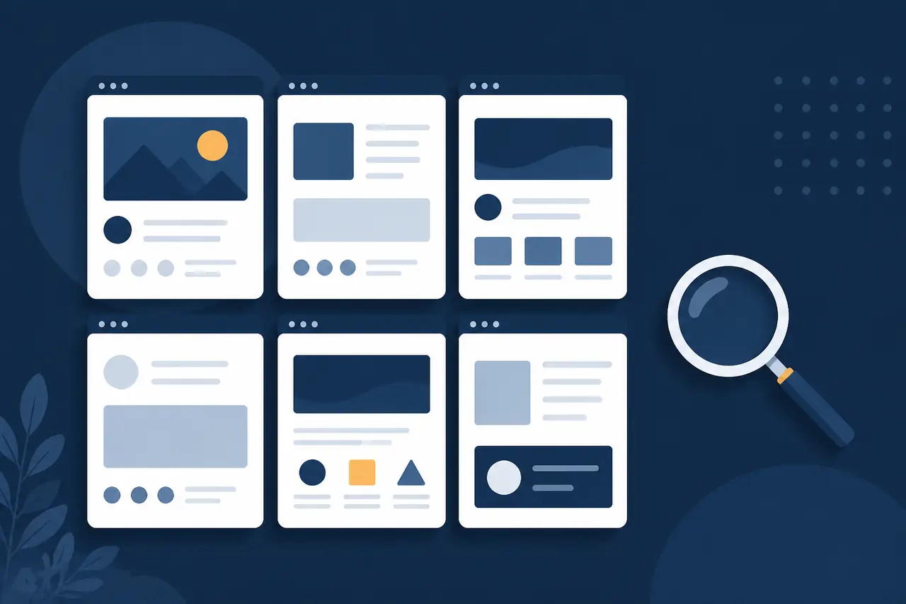 Côté acheteur LinkQuiver : marketplace avec sites éditeurs LinkQuiver et filtres standards