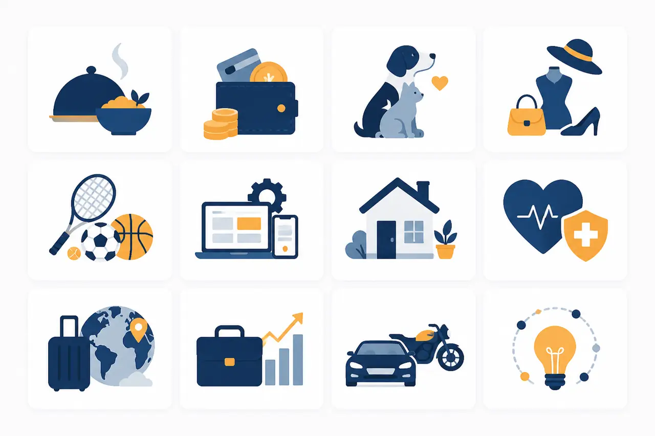 Les 12 thématiques Linkuma 2026 : business, finance, santé, cuisine, mode et autres