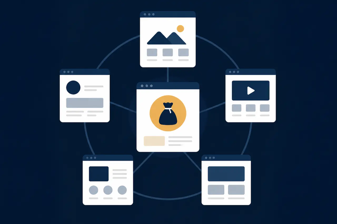 Micro-PBN de 5 sites adapté à un money site unique en niche peu concurrentielle
