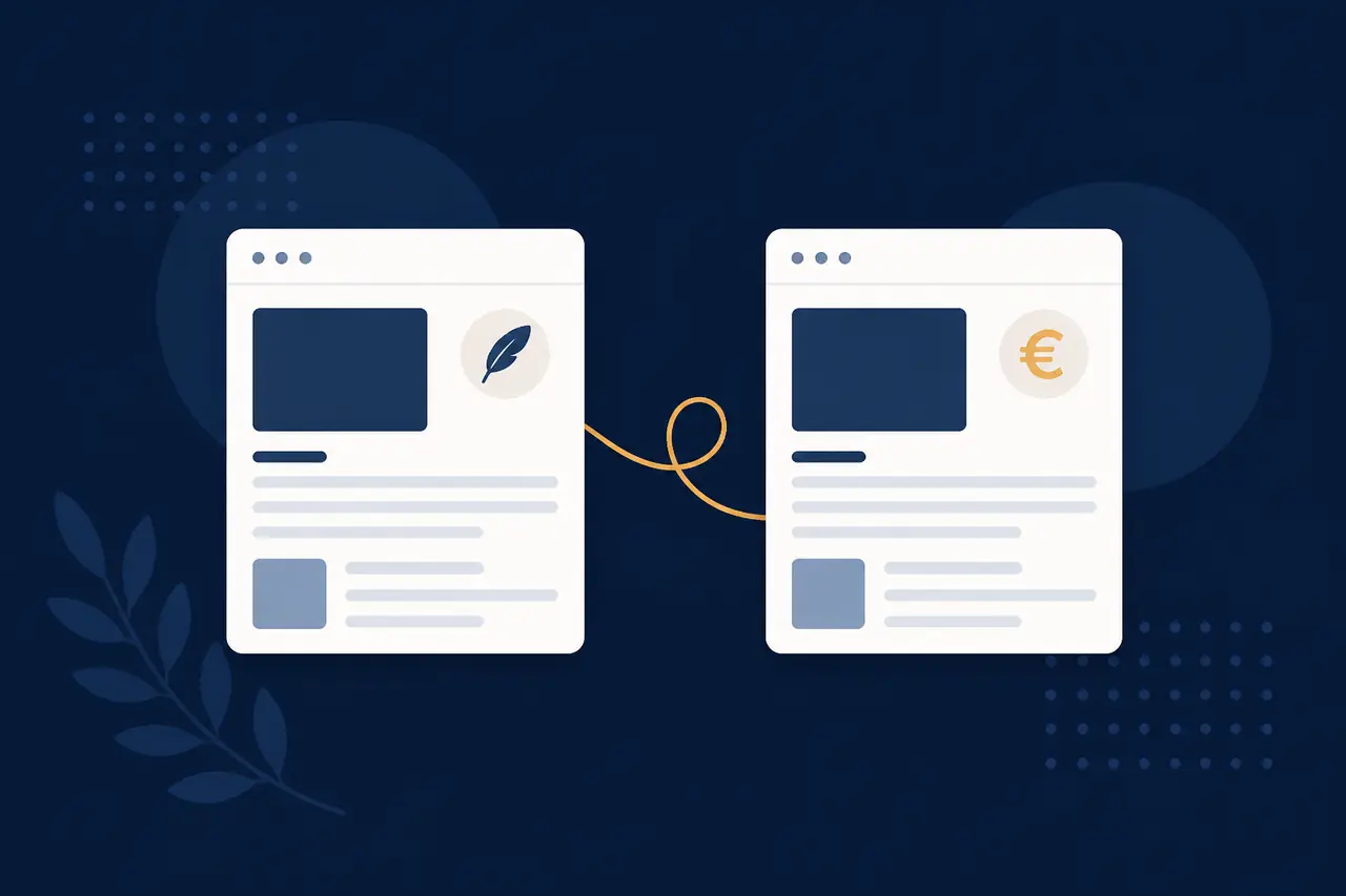 Différence guest post éditorial et article sponsorisé sur plateforme payante 2026