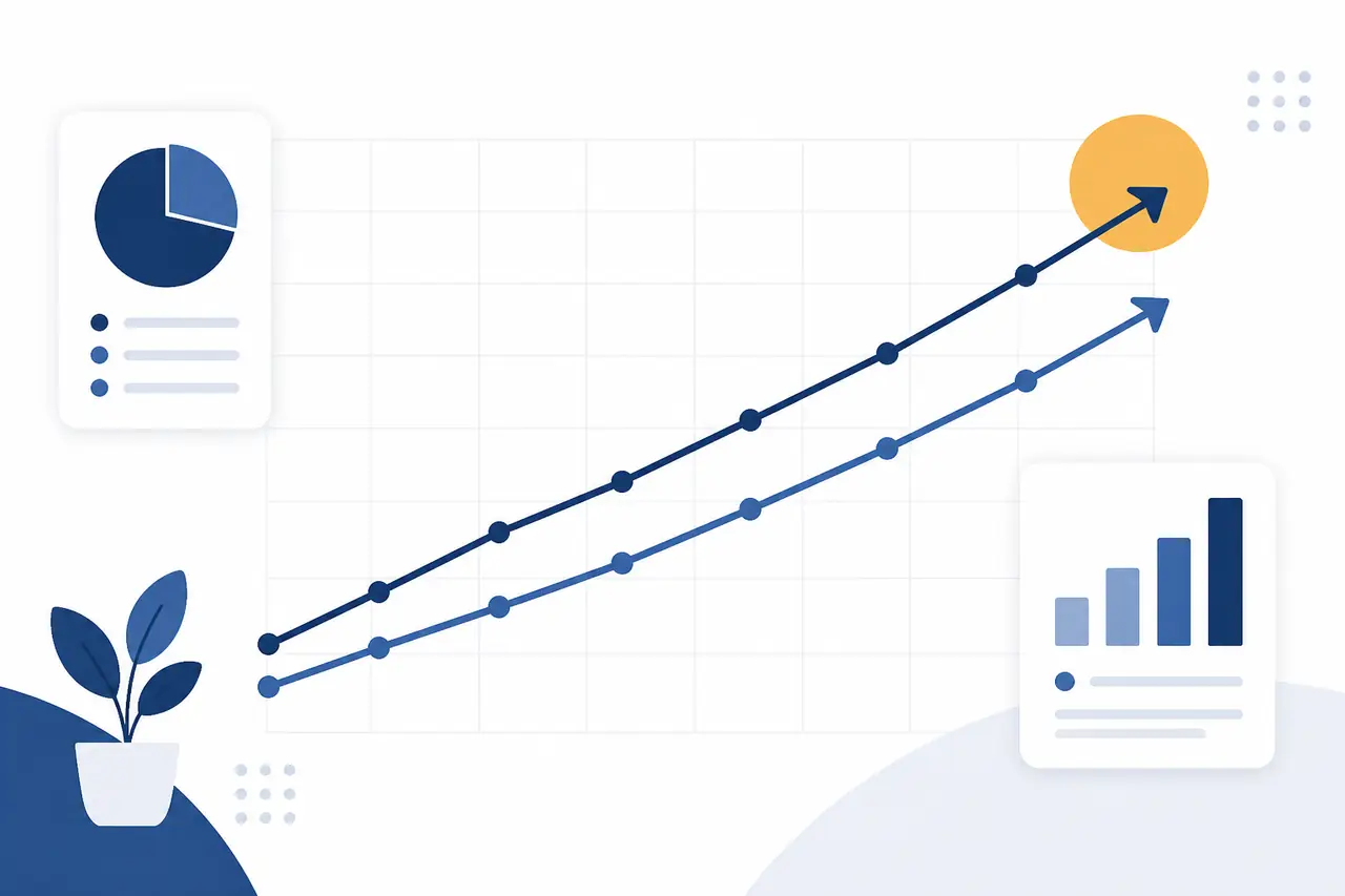Corrélation entre nombre de referring domains et progression dans les résultats Google