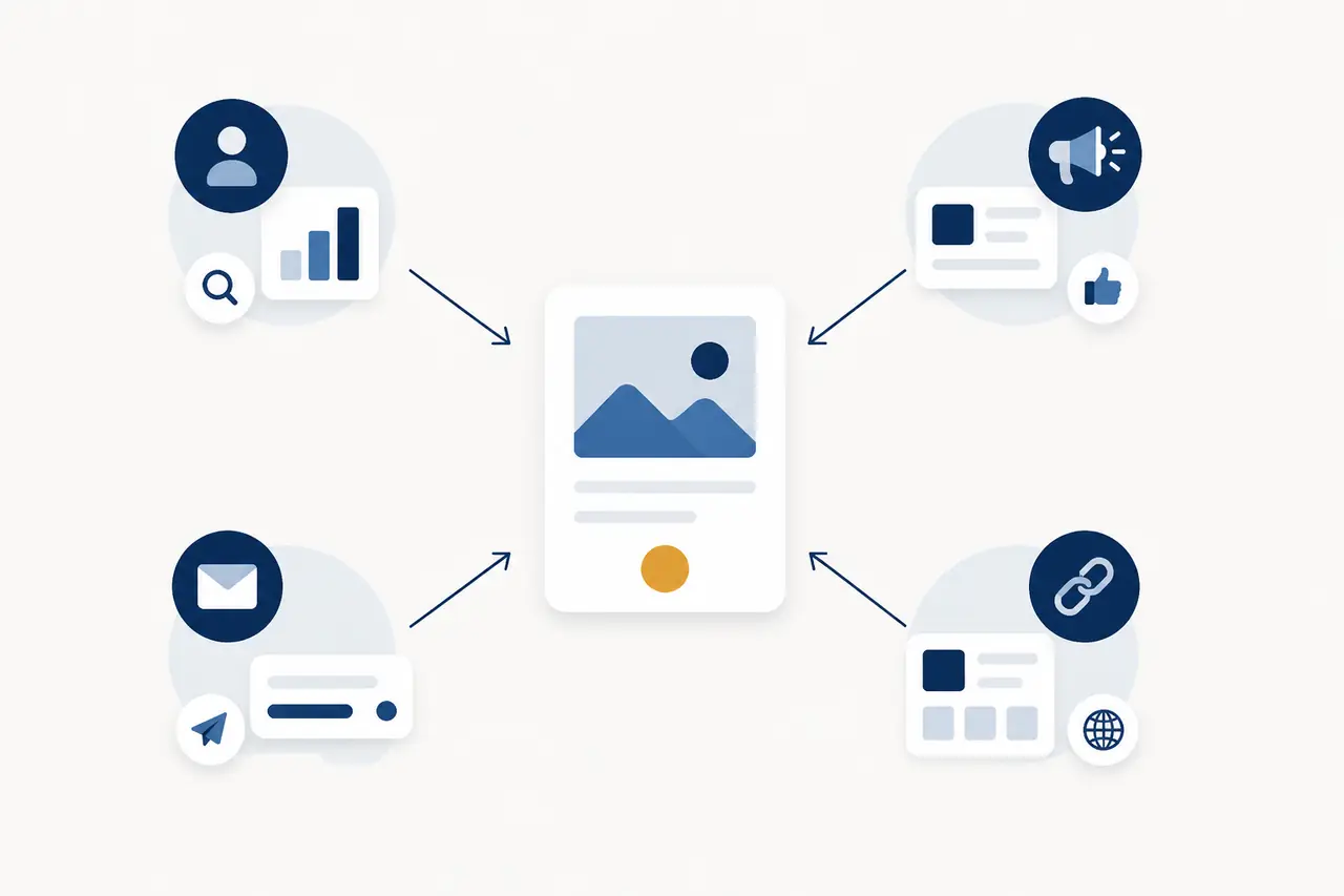 Quatre stratégies pour augmenter les referring domains : contenu, plateformes, outreach, inscriptions