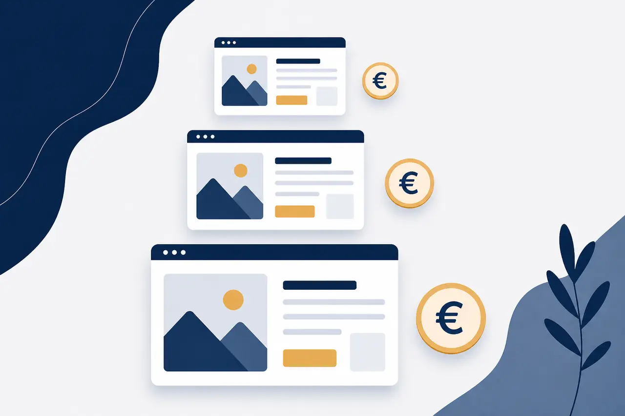 Cinq tiers de sites sur RocketLinks : entrée, émergent, installé, autorité et premium avec leur fourchette de prix