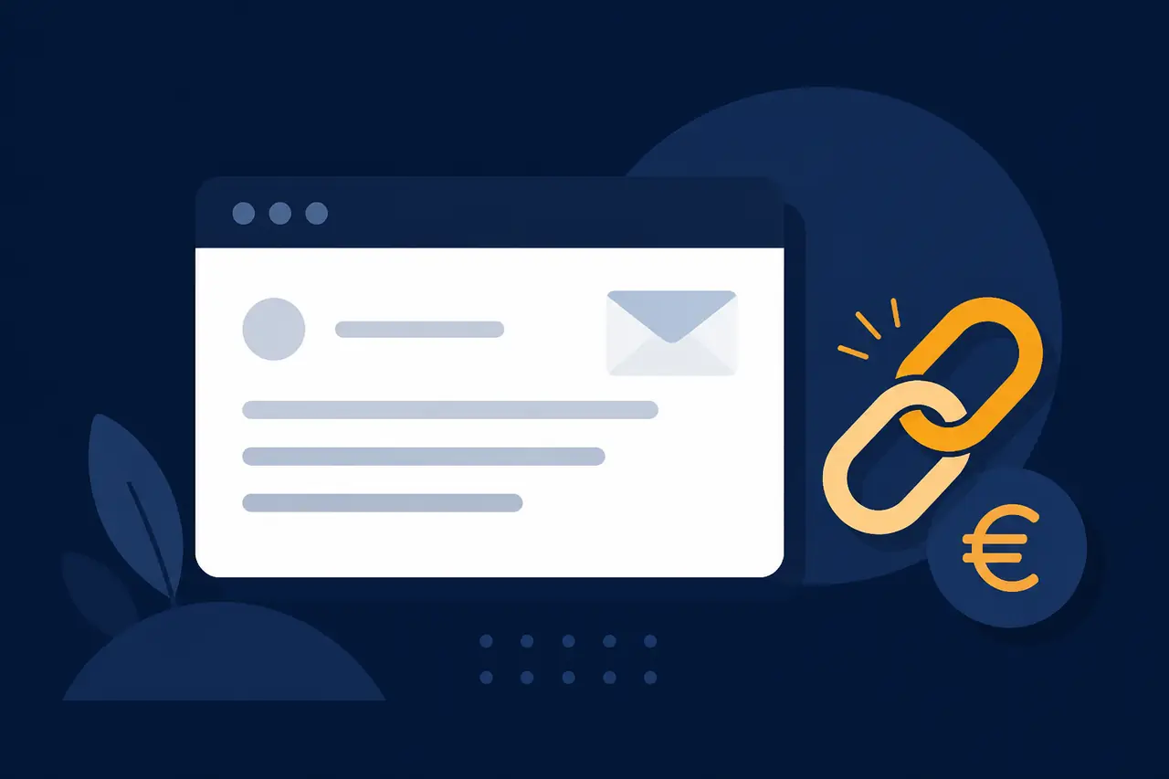 Structure du pitch email vente de liens : six éléments en moins de 100 mots
