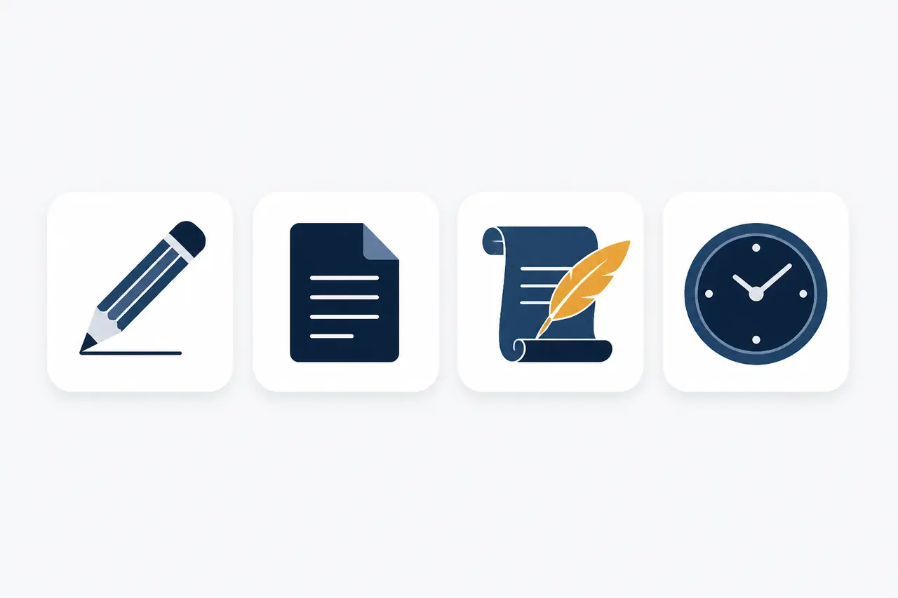 Quatre formats de prestation à DR 50 : insertion, article fourni, article rédigé et permanent vs daté